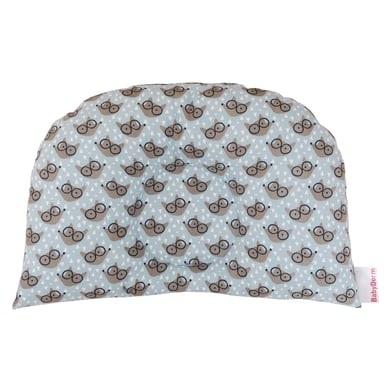 BabyDorm® Kinderwagenkissen BuggyDorm Filou hellblau mit Füchschen