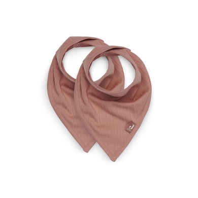 jollein Lätzchen Bandana Basic Stripe rosewood 2er Pack