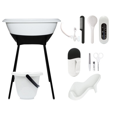 Luma® Babycare Bade- und Pflegeset Speckles White