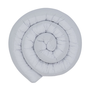Ullenboom Baby-Bettschlange Grau 300 cm