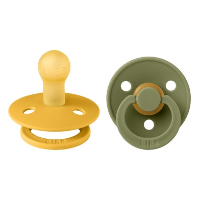 BIBS Schnuller Colour Honey Bee/Olive 0-6 Monate, 2 Stk.