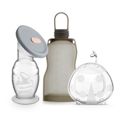 haakaa® Milchpumpe, Express und Collect Reiseset