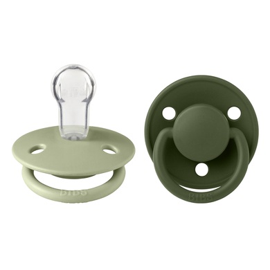 BIBS Schnuller De Lux Sage/Hunter Green 0-36 Monate, 2 Stk.
