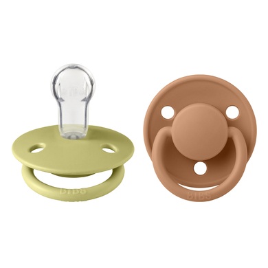 BIBS Schnuller De Lux Meadow/Earth 0-36 Monate, 2 Stk.