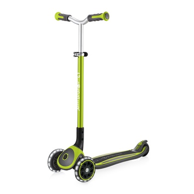GLOBBER MASTER LIGHTS lime grün, mit Leuchtrollen