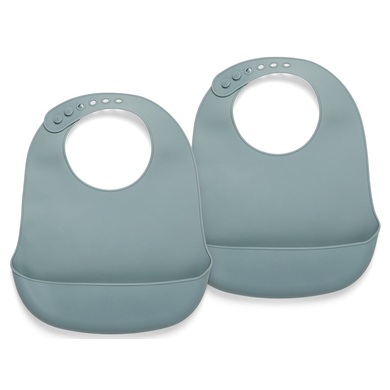 nuuroo Lätzchen Silikon Tex 2 Stück, Lead