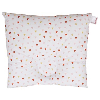 BabyDorm® Präventivkissen EasyDorm Leni weiß mit bunten Herzen