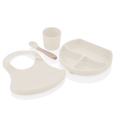 babyJem Esslernset Silikon, natur