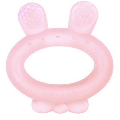haakaa® Beißring Hasenohr, pink