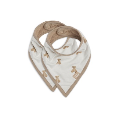 jollein 2-er Pack Lätzchen Bandana Teddy Bear