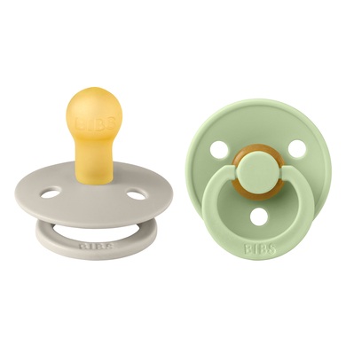BIBS® Schnuller Colour Sand/Pistachio 0-6 Monate, 2 Stk.