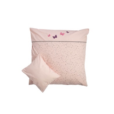 Be Be 's Collection Bettwäsche 3D Schmetterling Rosa 80x80 cm