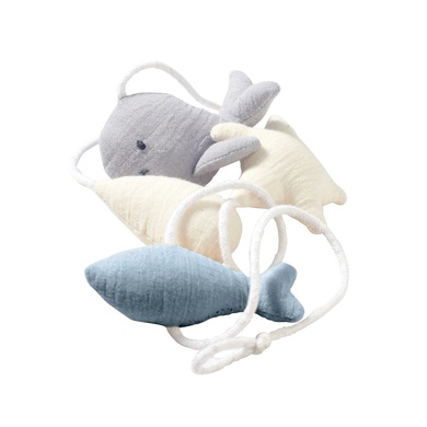 Nordic Coast Company Wandgirlande Musselin Wal Small