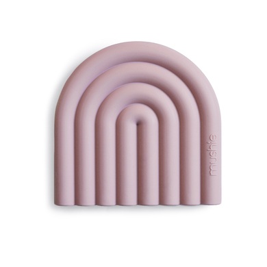 mushie Beißring Regenbogen, Mauve