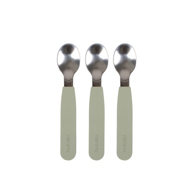 Filibabba Silikon Löffel 3er-Pack - Grün