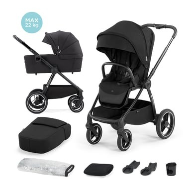 Kinderkraft Kombikinderwagen NEA 2 in 1 midnight black