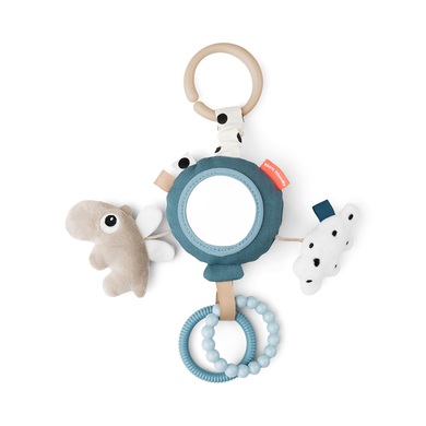 Done by Deer? To-Go Activity mirror Happy Clouds Blau