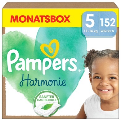 Pampers Harmonie Gr. 5, 11-16 kg, Monatsbox (1x152 Windeln)