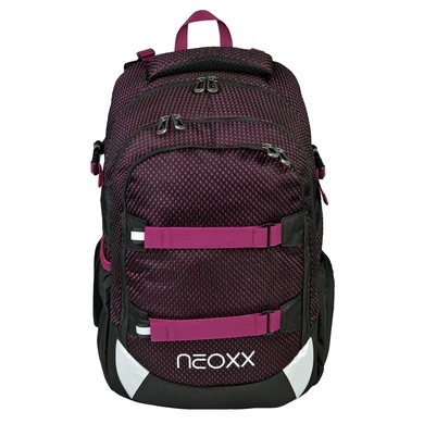 neoxx Schulrucksack »Active, Crazy in Mesh«, reflektierende Details, aus recycelten PET-Flaschen