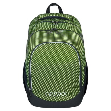 neoxx Schulrucksack »Fly, All about Neon«, aus recycelten PET-Flaschen