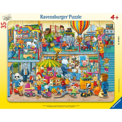 Kinderpuzzle Tierischer Spielzeugladen