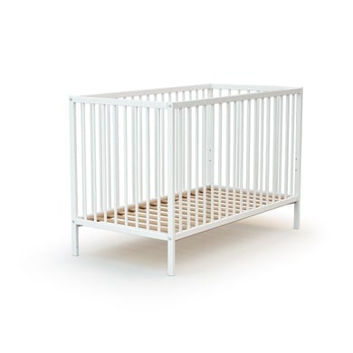 WEBABY Duo Babybett weiß 60 x 120 cm