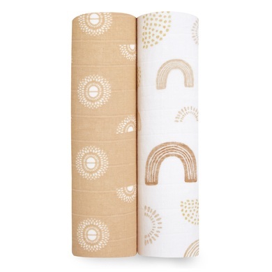 Pucktuch KEEP RISING (120x120) 2er Pack