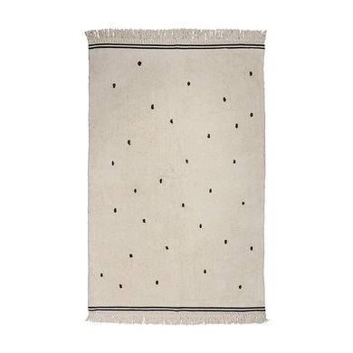 Tapis Petit Kinderteppich Emily dots cream 170 x 120 cm