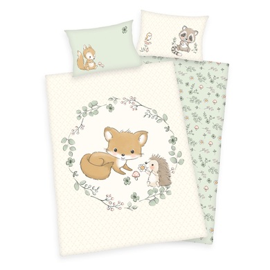babybest® Bettwäsche Waldtiere 100x135 cm