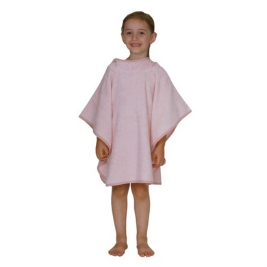 WÖRNER SÜDFROTTIER Uni Badeponcho lachsrosa Gr. 60/75