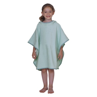 WÖRNER SÜDFROTTIER Uni Badeponcho mint Gr. 60/75