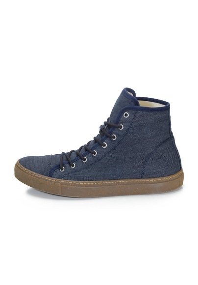 Herren Upcycling Sneaker - jeansblau Grösse42