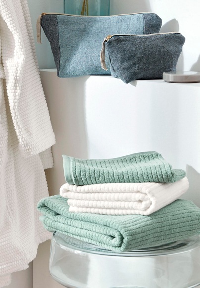 Frottiertuch Supersoft aus Bio-Baumwolle - jadegrün Grösse50x100 cm