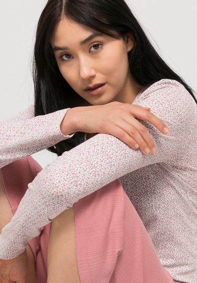 Damen Langarmshirt PurLux aus Bio-Baumwolle - bunt Grösse40