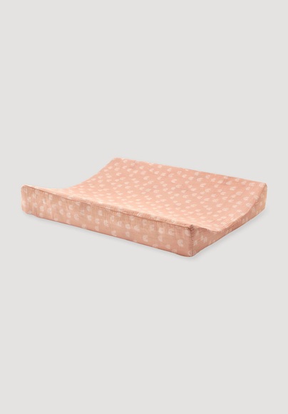 Baby Wickelauflage-Bezug aus Bio-Baumwolle - beige Grösse65x50 cm