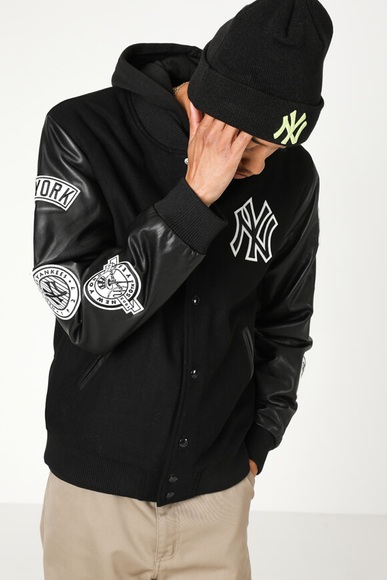 New Era Bomberjacke | schwarz | Herren | XXL