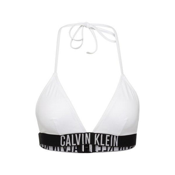 Bikini Oberteil, Triangel Damen Weiss M