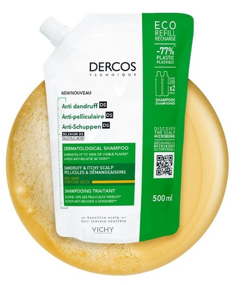 Dercos Anti-schuppen Shampoo Nachfüllpack Unisex 500 ml