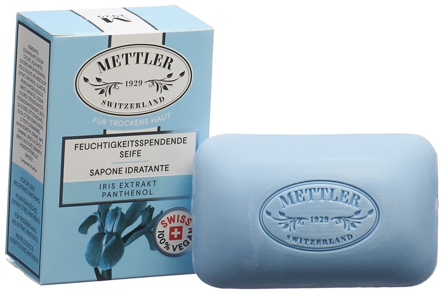 Mettler feuchtigkeitsspendende Seife für Hände und Gesicht (100g)