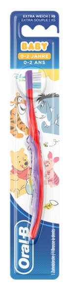 Oral B Babyzahnbürste stage 1, erste Zahnbürste für Babys, weiche Zahnbürste für Baby, erste Zähne Reinigen, Pflegen der ersten Zähne