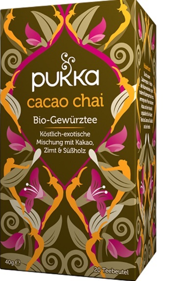 Pukka Cacao Chai Tee Bio (20 Stück)