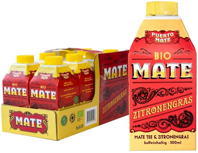 PUERTO MATE BIO Mate & Zitronengras (8x500ml)