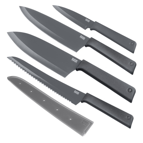 Kuhn Rikon - COLORI®+ Messerset grau 4 Stk