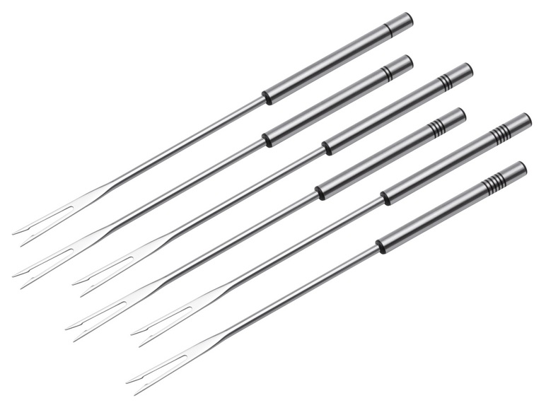 KUHN RIKON - Fonduegabel-Set FONDUE-ACCESS. - Edelstahl - silber - 1.5 cm