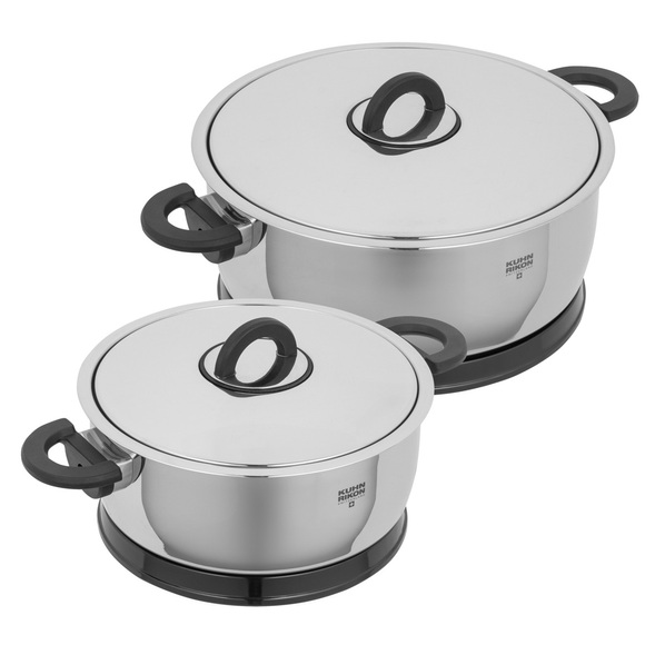 Kuhn Rikon - DUROTHERM® PRO Black Set 2.0 L · Ø 18 cm + 3.0 L · Ø 22 cm