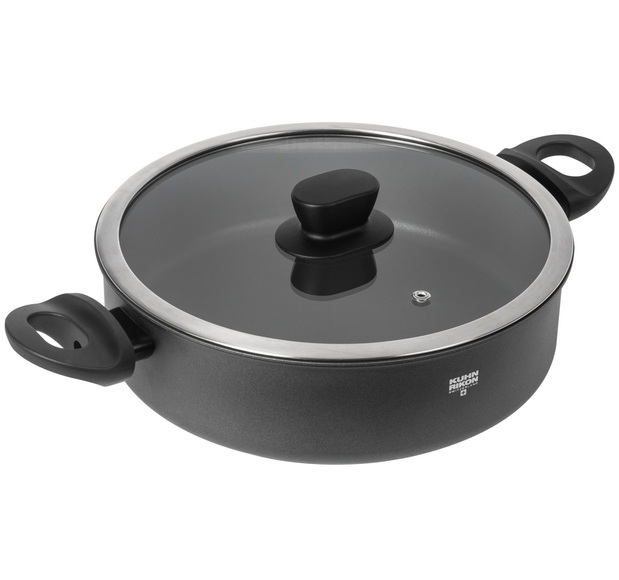 Kuhn Rikon - Kochtopf NEW LIFE - silber/schwarz - Edelstahl - 9.7 cm
