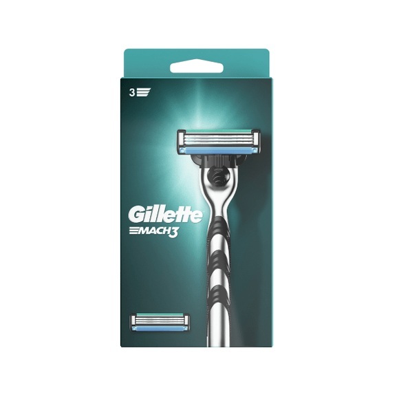 Gillette Mach3 Rasierapparat mit 2 Klingen 1 Stück