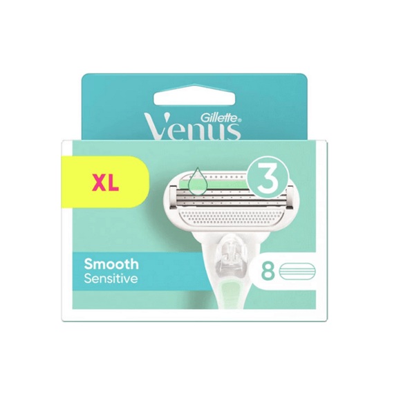 Gillette - VENUS - 8er-Set Rasierklingen Smooth Sensitive