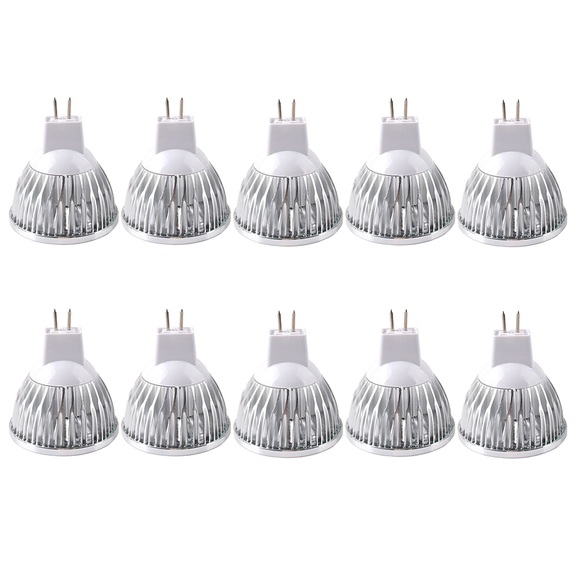 zdm 10 pack, mr16 / gu5.3 35 watt led-lampen 210lm, 12 v dc, 20 watt glühlampenäquivalent, ultraheller energiesparender scheinwerfer Lightinthebox