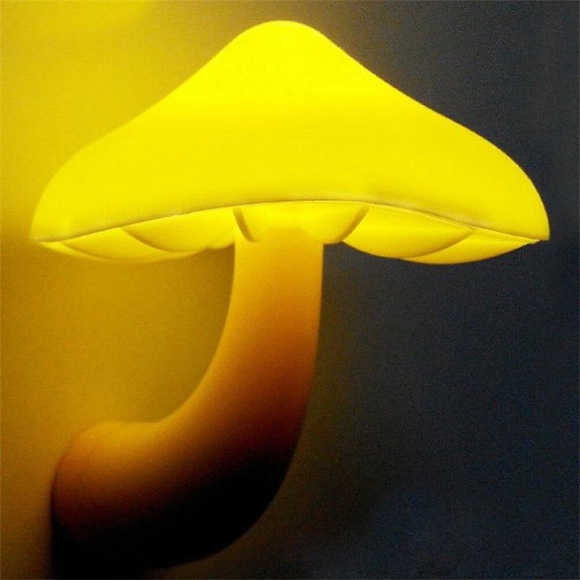 led nachtlicht pilz steckdose lampe eu us stecker warmweiß lichtsteuerung sensor schlafzimmer licht heimtextilien Lightinthebox